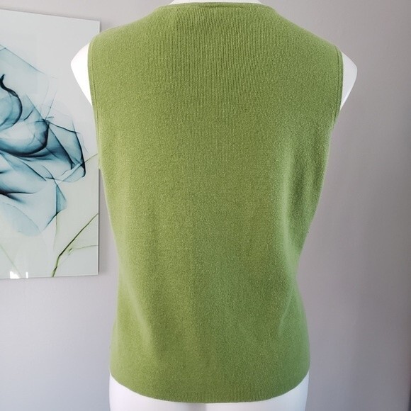 Vintage Scottie Dog Sweater PL Green - Picture 3 of 5